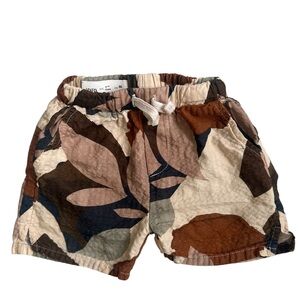 Zara Kids' Multicolor Camouflage Shorts